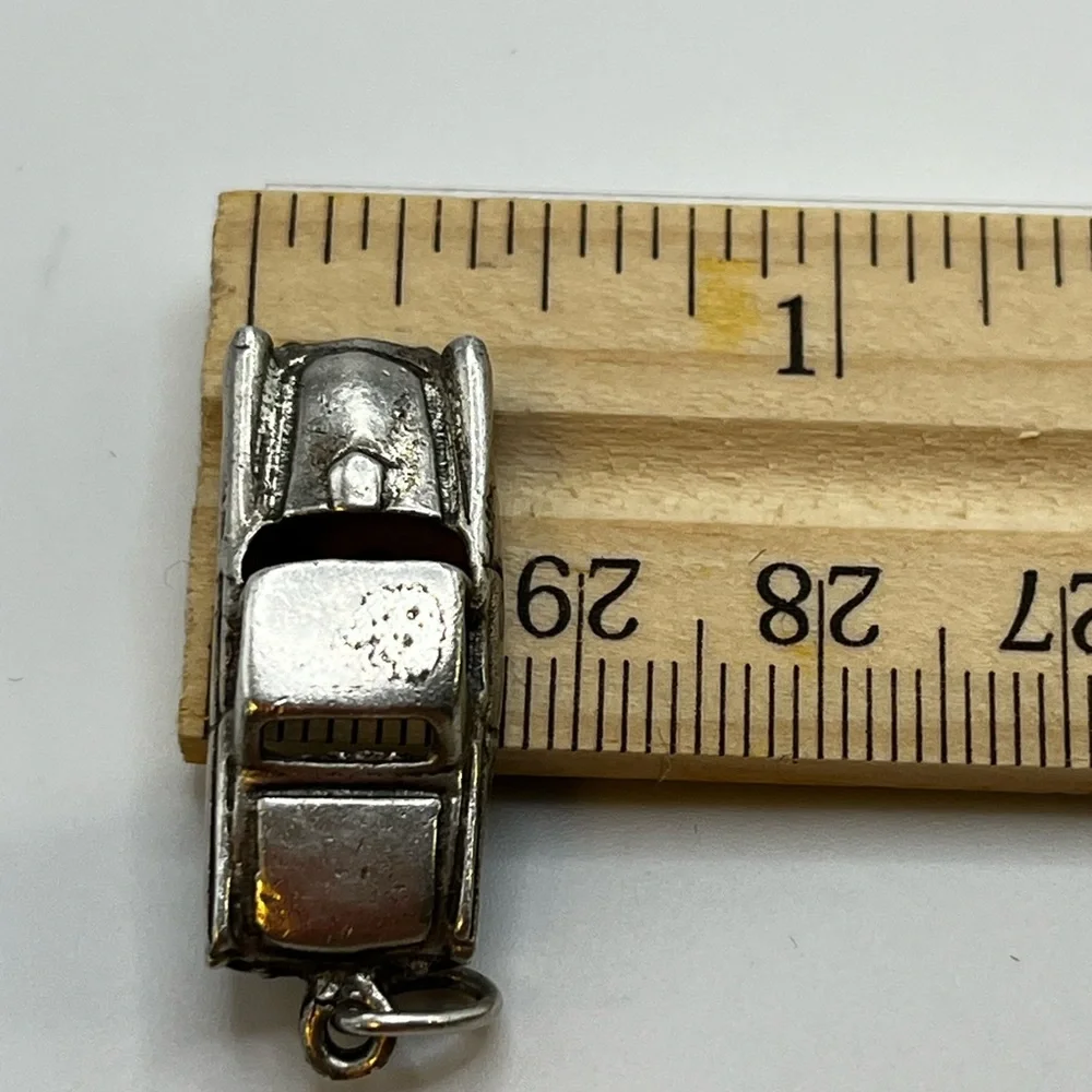 Rare vintage 1950’s Thunderbird car Sterling silver charm pendant
